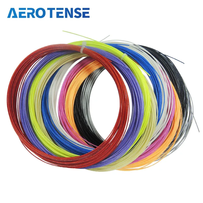 J63 Diameter 0.63MM 24-30lbs High Elasticity Badminton String OEM