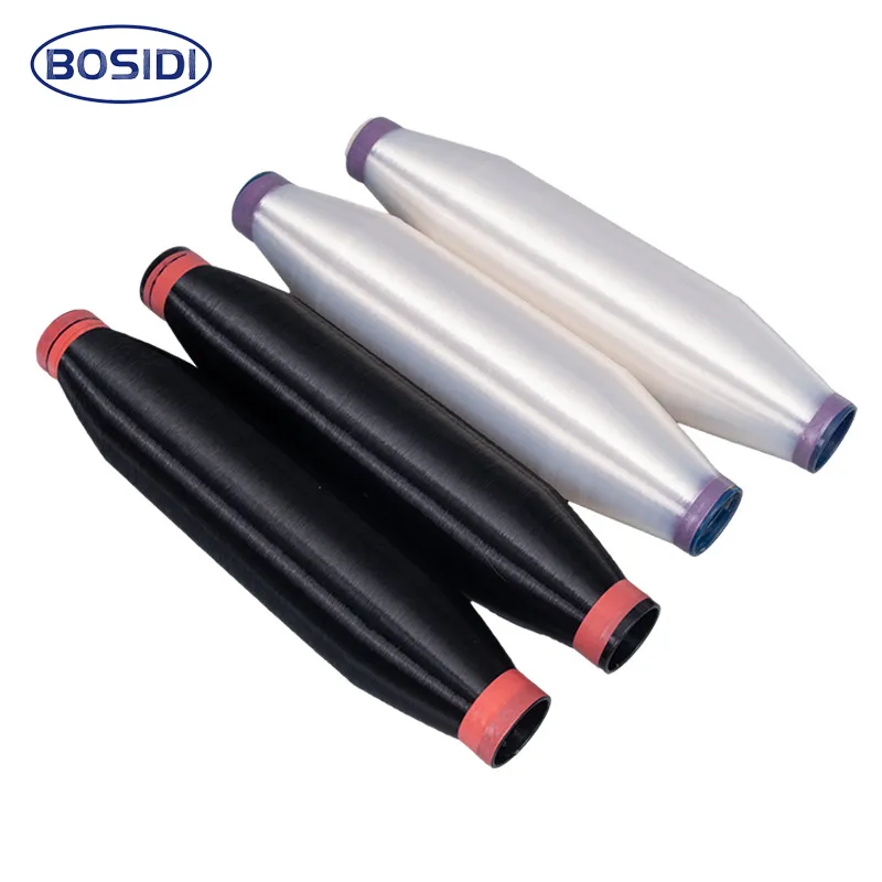 Wear-resistant &fold-resistant monofilament yarns